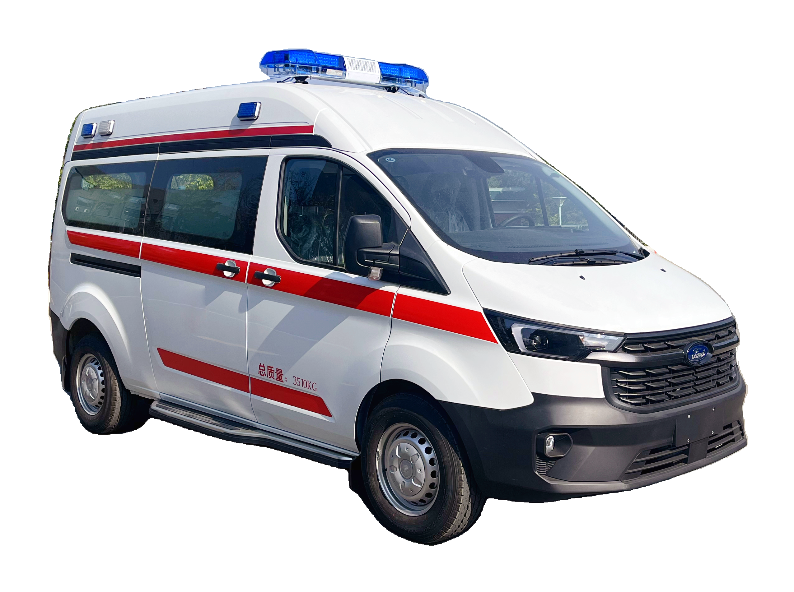 福特 T6 中轴中顶救护车