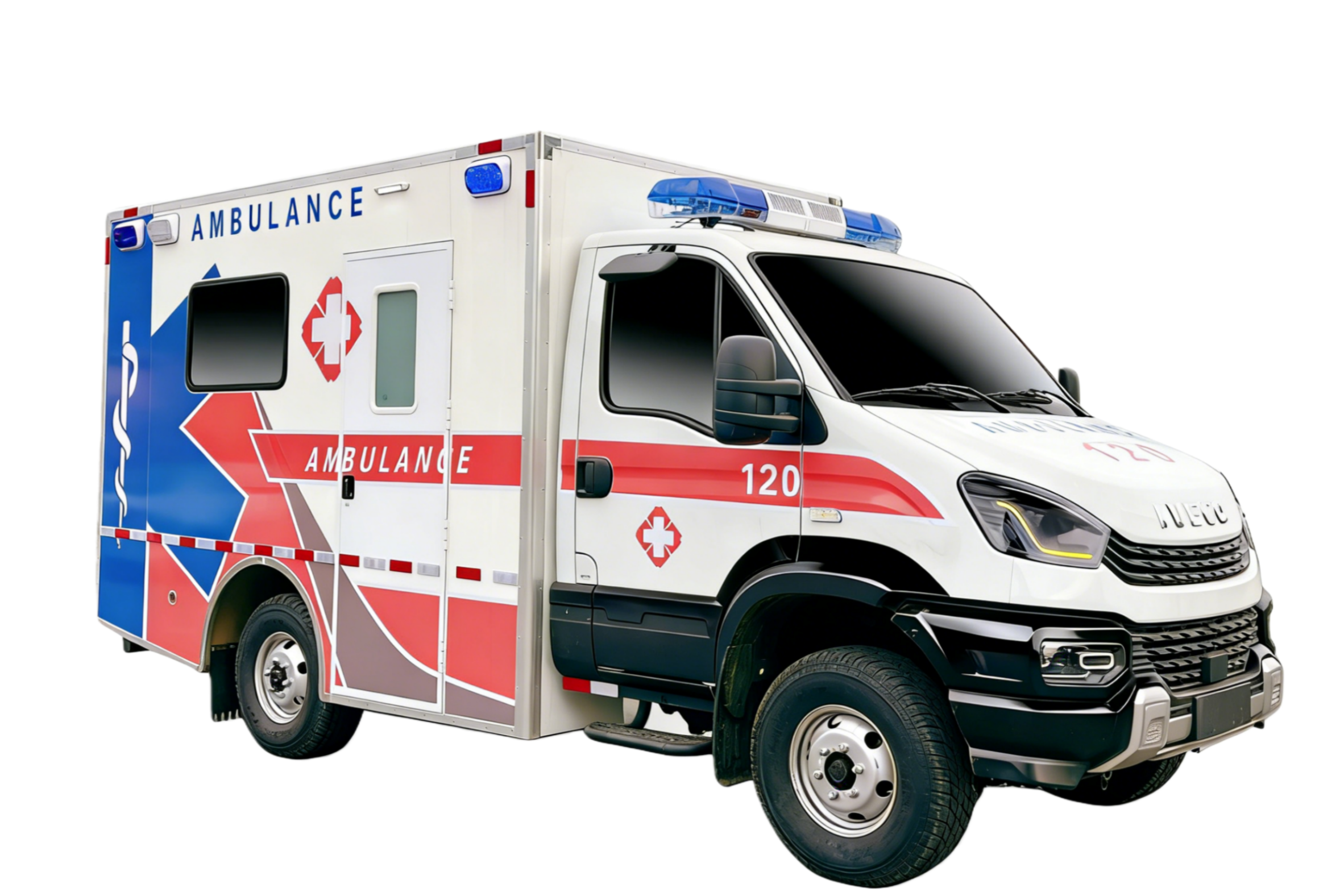 依维柯 4×4 四驱雷霆方舱救护车