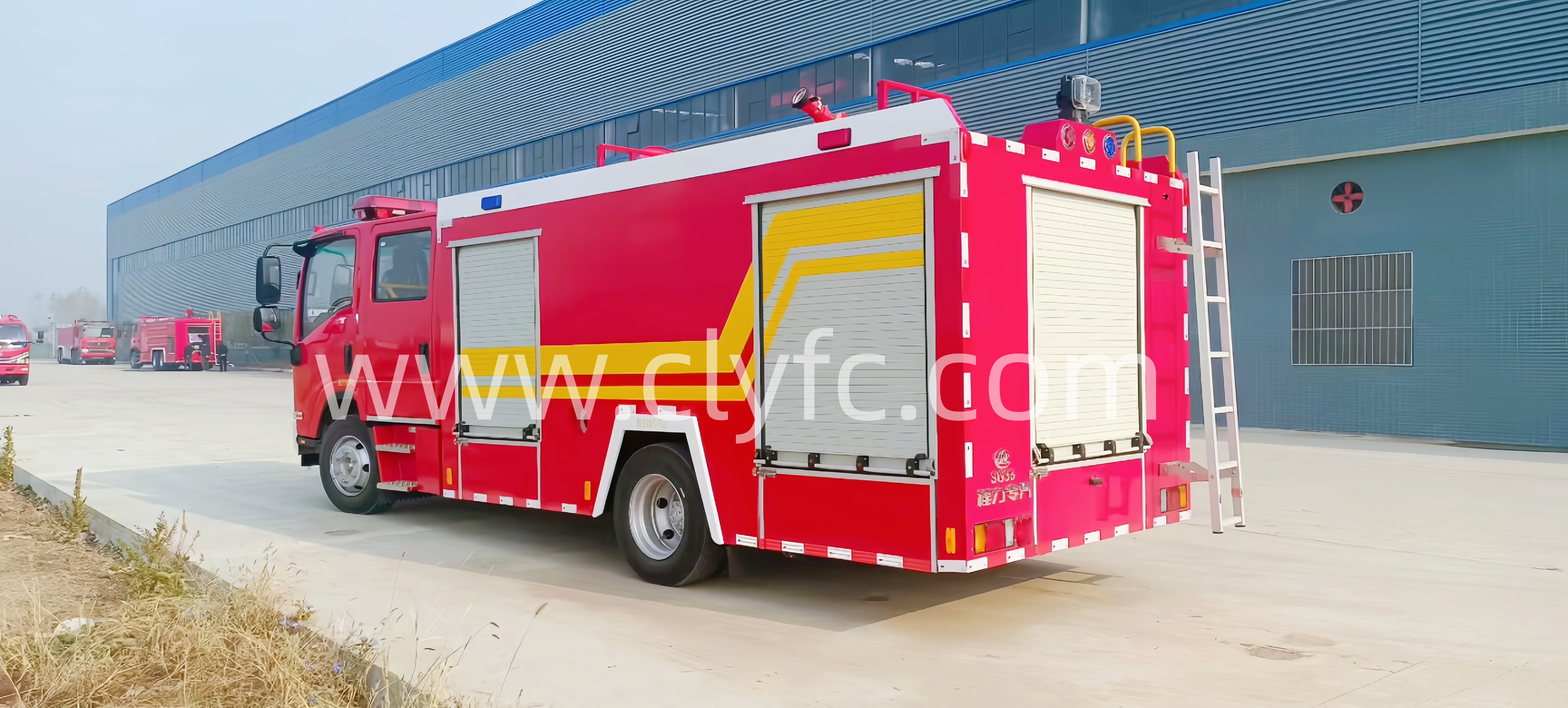 水罐消防车技术参数与适用场景_东风汽车